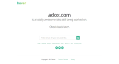 Desktop Screenshot of adox.com
